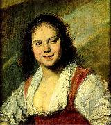 Frans Hals Die Zigeunerin Sweden oil painting artist